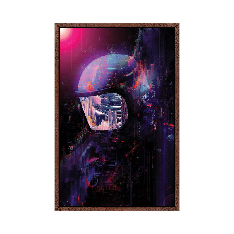 Dissolution by Nicebleed - Print on Canvas, Classic Brown Wood Framed, 66.04 cm H x 45.72 cm W