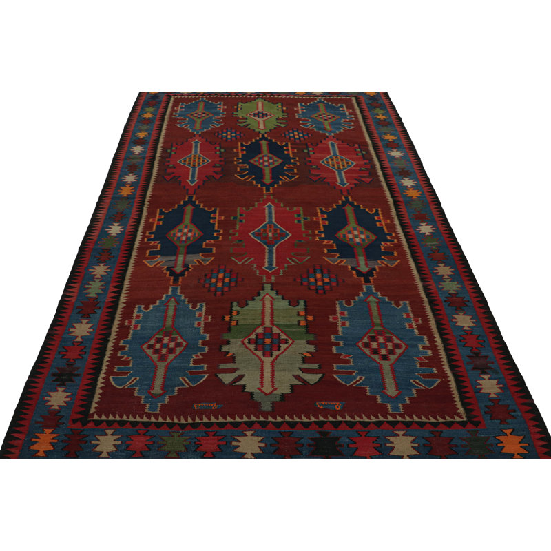 One-of-a-Kind Rectangle: 5'10" X 9'6" Hand Knotted Area Rug