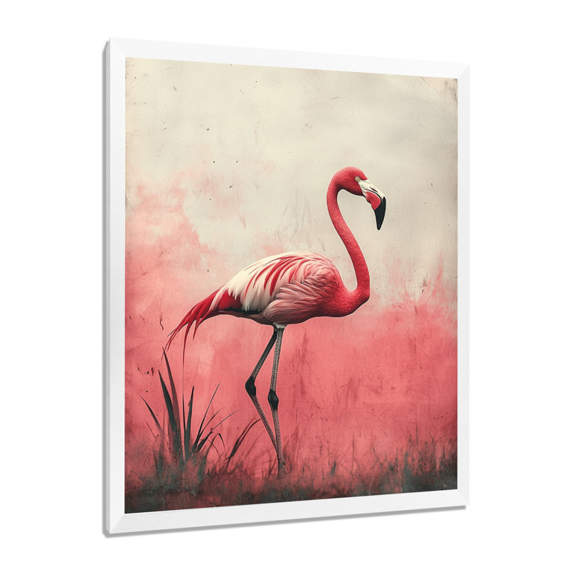 Clestine - animaux, reproduction d'art sur toile, H 20 po x l 12 po, Reproduction encadrée sans passe-partout, Blanc