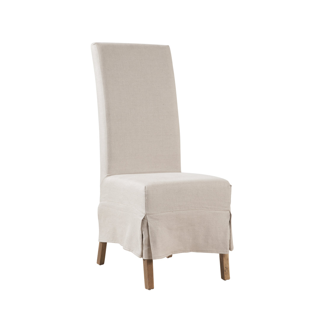 Ebenezer Linen Upholstered Dining Chair (Set of 2) Laurel Foundry Modern Farmhouse® 