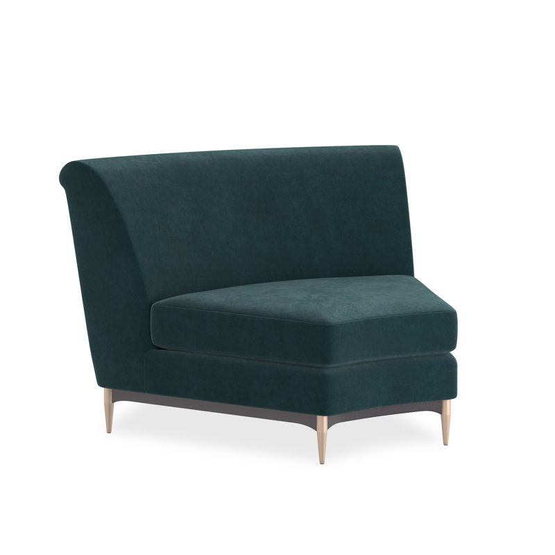 Three's Company Chair, Blue Velvet