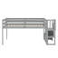Lit mezzanine simple avec escalier-1282920355