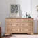 Commode double à 7 tiroirs l 54,9 po Farmhouse