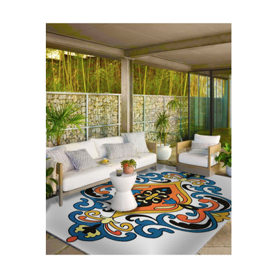 Tapis tissé à la base Creative Pastel