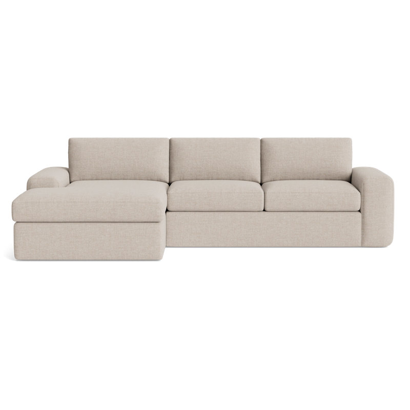 The OG Chaise Sectional, Performance Weave - Natural, Left Hand Facing