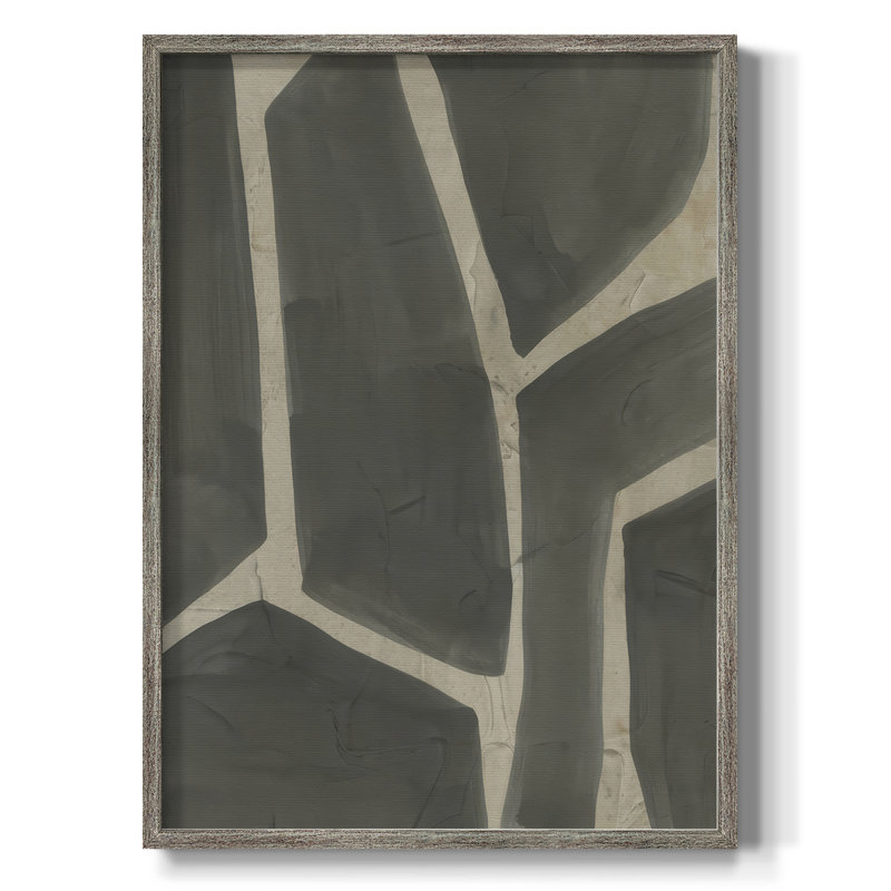 Casse-tête I, reproduction encadrée - bois massif, H 11 po x l 9 po