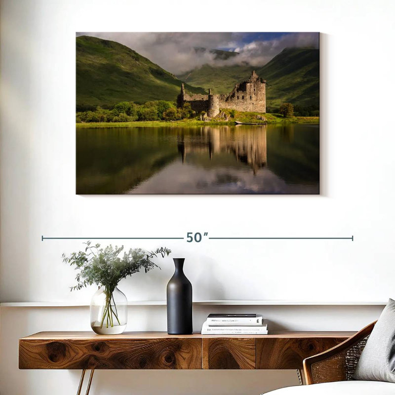 Lilie Kilchurn Castle, H 26 po x l 39 po