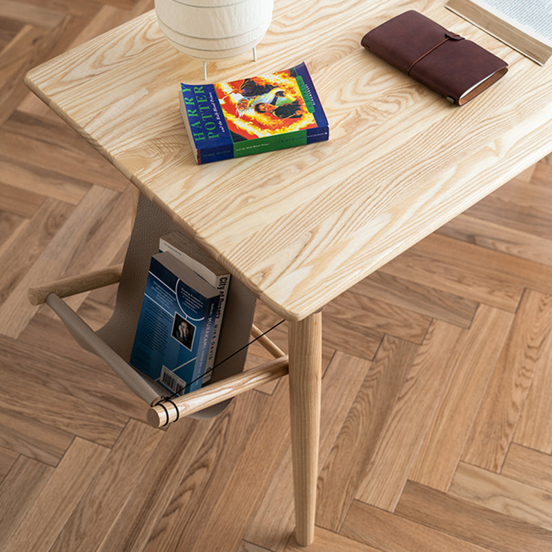 Bureau en bois massif de style japonais minimaliste