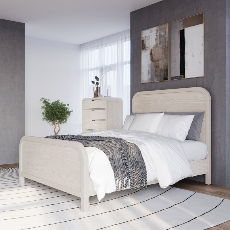 Drake Wood Platform Bed In Timber, California King, Timber