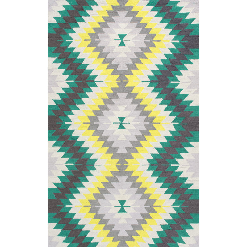 Tapis Leon vert, Rectangle 8 pi 6 po x 11 pi 6 po