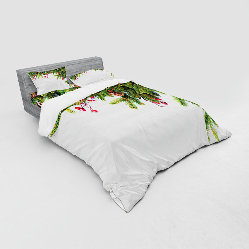 Ensemble de housse de couette en microfibre Ambesonne, Housse de couette grand + 3 pièces supplémentair