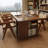 Light-walnut Rectangular Solid Wood Desk-109514466