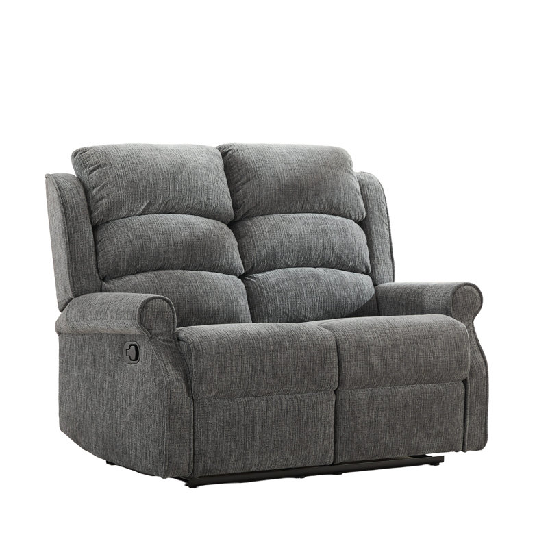 Constantino 2 Seater Reclining Loveseat, Grey, 2