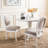 Denholme 2 - Person Pine Solid Wood Solid Wood Top Pedestal Dining Set-16567019-87527419