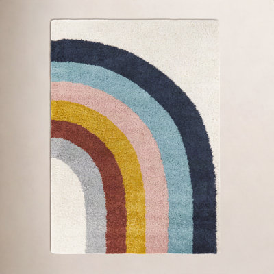 Olanda Rainbow Shag Area Rug