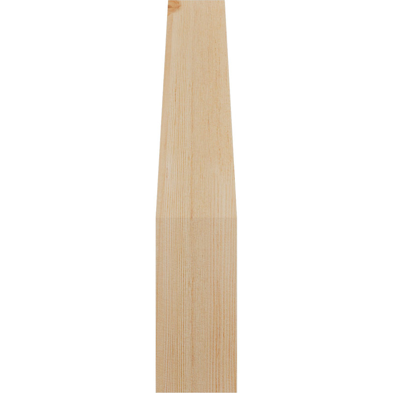 Attelle de genou olympique, Sapin de Douglas, H 20 po x l 3,5 po x P 12 po, Attelle lisse