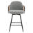 26" Swivel Boucle Upholstered Bar Stool-1132036702-1117123224