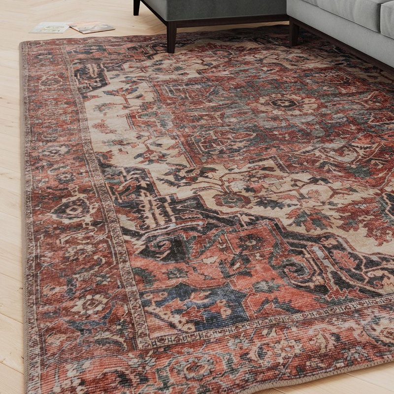 Vintage Look Area Rug, Rectangle 120 x 170 cm