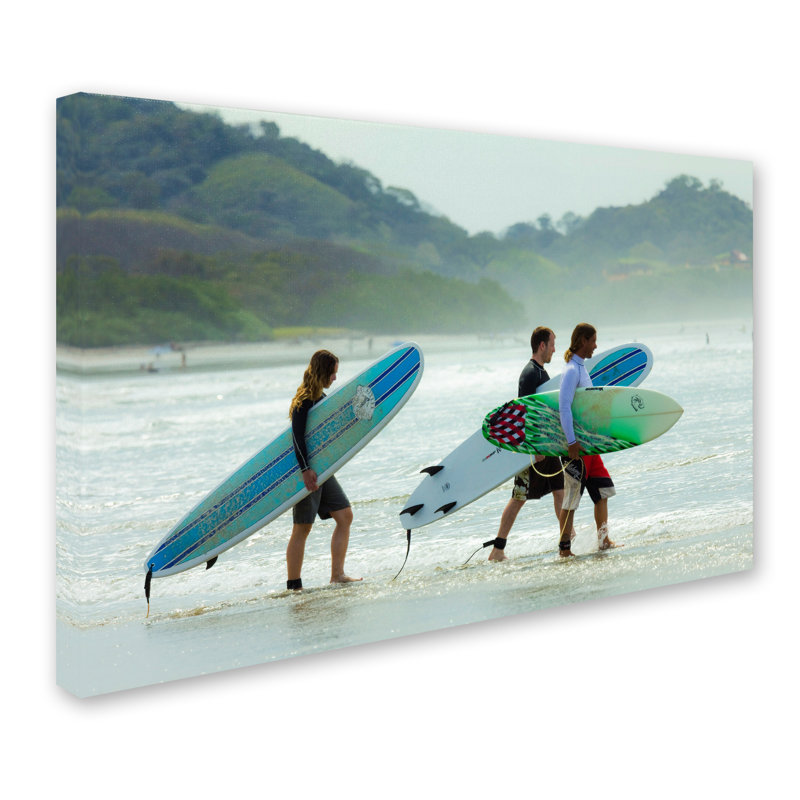 Ann "Surfing 1", reproduction de photo sur toile tendue, H 16 po x l 24 po