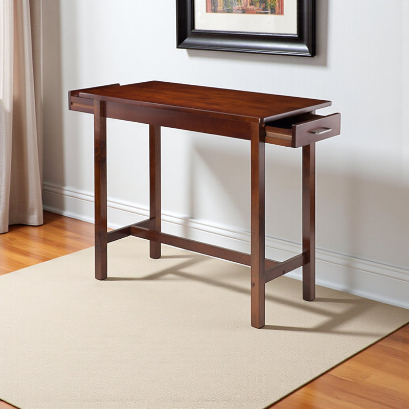 Ensemble de salle à manger en noyer Belford avec 2 tabourets et 1 table en brun, H 33,27 po x l 39,37 po x P 19,69 po