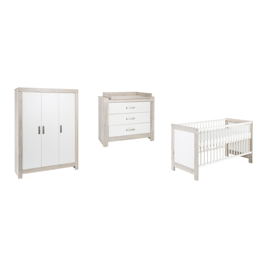 Nordic Halifax Convertible 3 -Piece Nursery Furniture Set