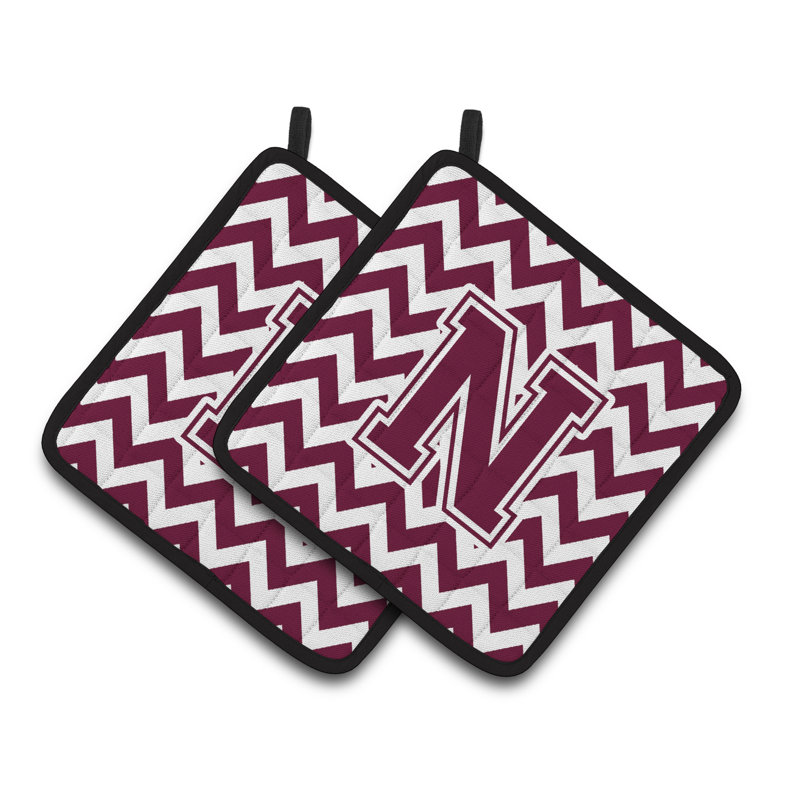 Poignée à chevrons, N, Marron / blanc