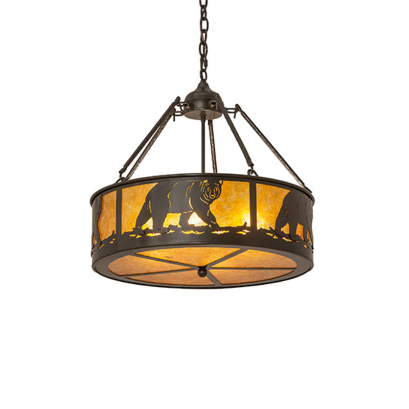 Lone Bear 4 - Light Chandelier