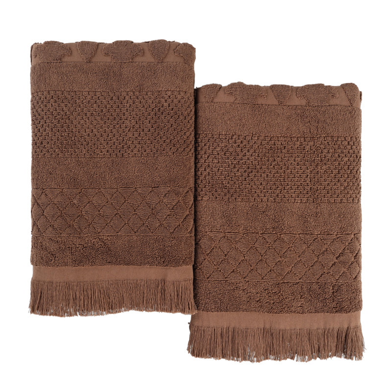 Serviette de bain Rolla, Chocolat, Draps de bain - paquet de 2