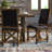 Lancaster Faux Leather Solid Wood Dining Chair