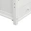 Lit de jour en bois avec trois tiroirs, lit de jour simple, sans sommier, blanc