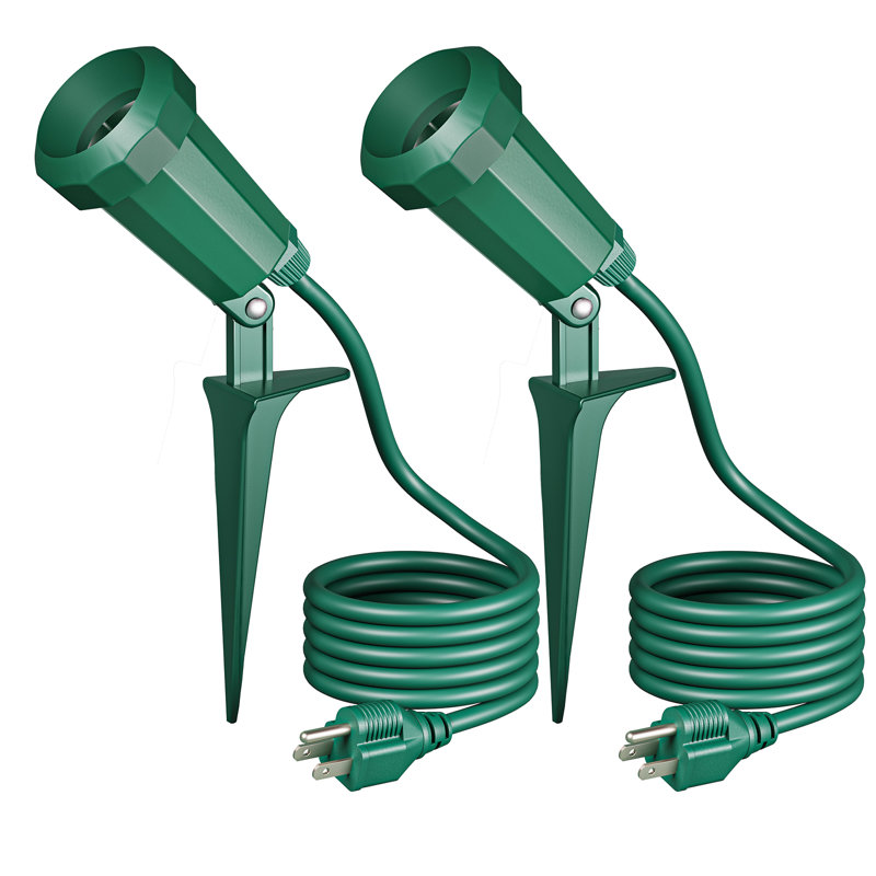 Powder Coated Finish Plug-in Spotlight
