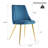 Bridgnorth Modern Simple Velvet Dining Chairs With Legs (Set Of 4)-1646536351-1646536416