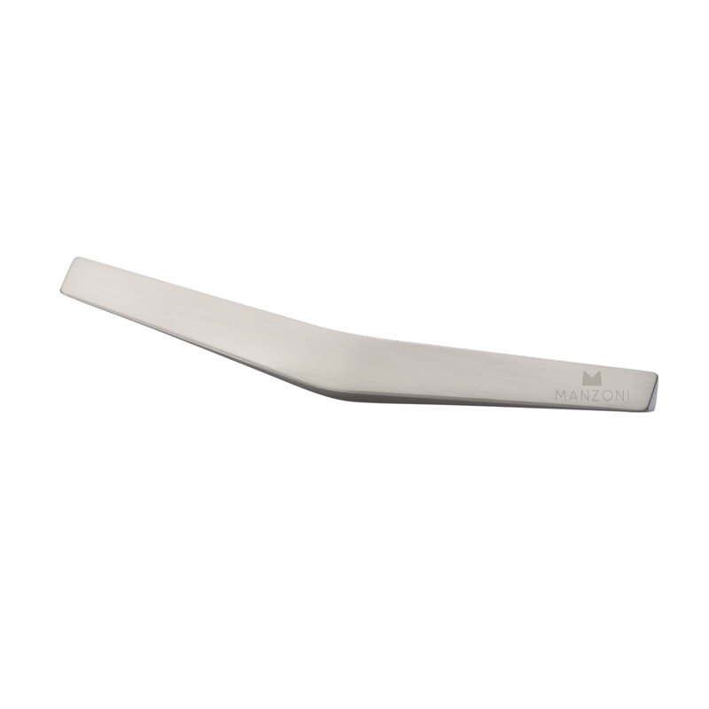 Poignée arche 6 5/16 po Boomerang, Nickel satiné