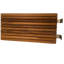 Banc de douche 30 po mural rectangulaire en teck brun