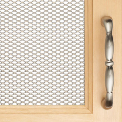 Architectural Products By Outwater 3Ft X 4Ft Powder Finish - Aluminum Expanded Metal Grille Panel - 7 Lb Sheet For Ventilation & Decor