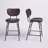 Dawlish Upholstered Counter Stool with Metal Frame-742066187