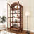 Nut-brown Solid Wood+Glass Display Cases-120279267
