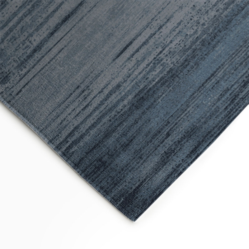 Tapis gris abstrait intérieur et extérieur, Rectangle 5 pi x 7 pi