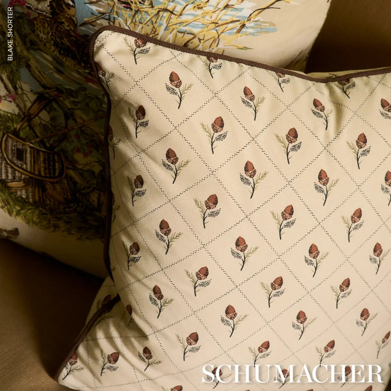 Holden Hand Print Fabric, Cream