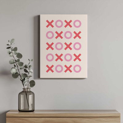 XOXO Pink Red by April Lane Print