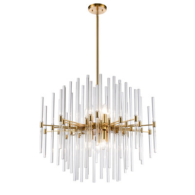 Allyn 10 - Light Brass Sputnik Pendant