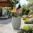 17 In. Large (Upgraded Interior) Concrete Round Planter / Pot With Drainage Holes-1940216543