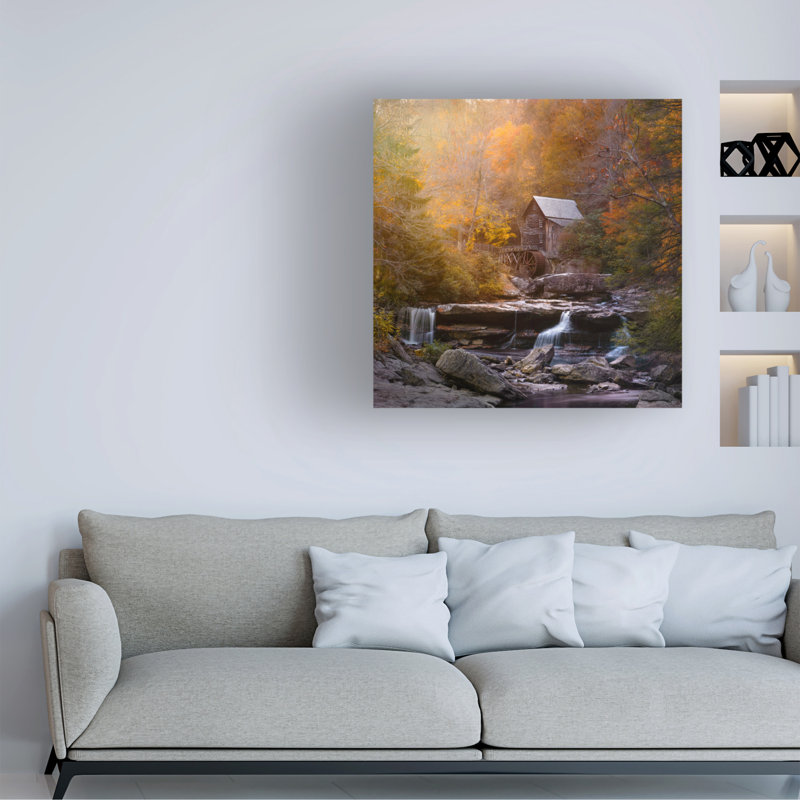 Art sur toile Catherine W. The Mill, H 14 po x l 14 po x P 2 po