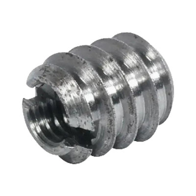 Douille à visser Brixwell QLO3-003, avec fente pour tournevis 12,00 mm M6 15,00 mm Diamètre du filetage extérieur: 12 mm, filetage intérieur: M6, longueur: 15 mm Zingué brut