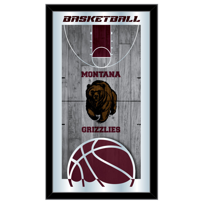 « basket mirror », impression encadrée NCAA, Montana