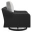 Fauteuil pivotant d'extérieur avec coussin Gennelle