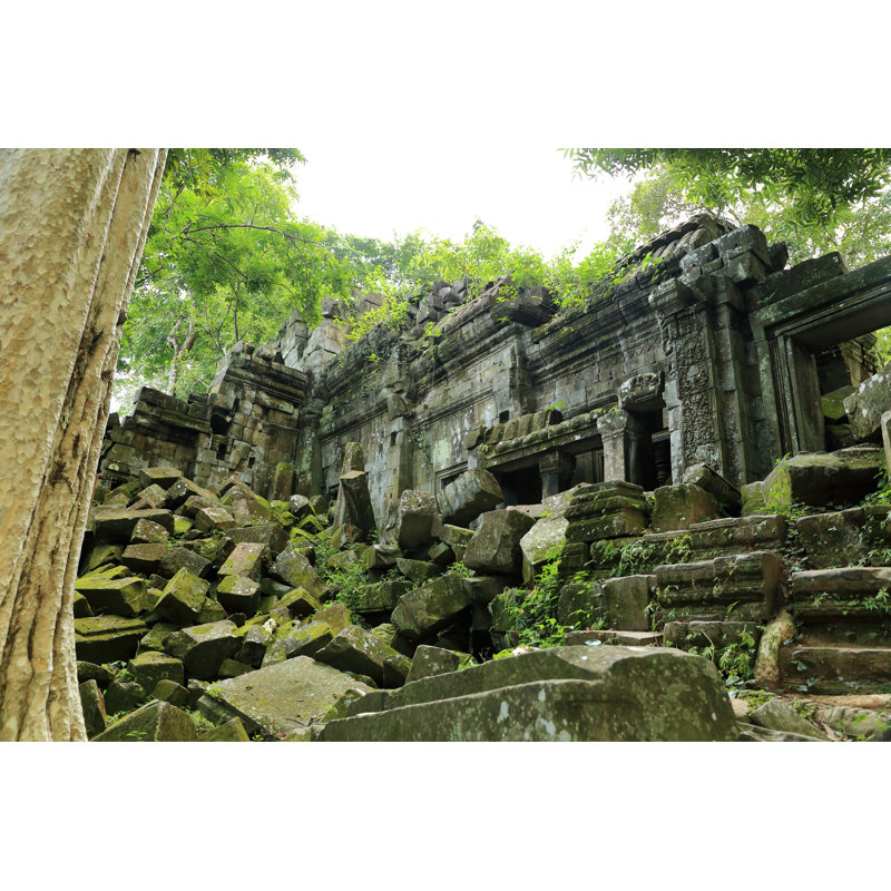 Ruines de Koh Ker, Cambodge par Livcool, H 8 po x l 12 po