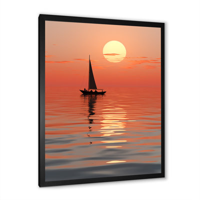 Coastal Sunset Serenity sur impression sur toile