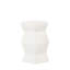 Tabouret de bar 13 po x 16,75 po en céramique émaillée - Table d'appoint intérieure / extérieure - Tabouret de jardin décoratif