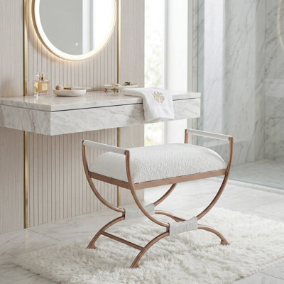 Banc rembourré 100% polyester Irwinton